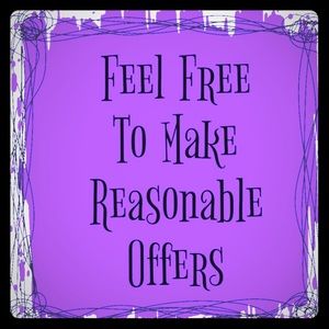 Please feel free to make an Offer💕